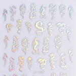 Nail Art Sticker Kendinden Yapışkanlı, Tırnak Süsleme, Tırnak Dövmesi Stikır 1092