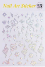 Nail Art Sticker Kendinden Yapışkanlı, Tırnak Süsleme, Tırnak Dövmesi Stikır 1093 - Görsel 3