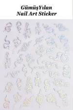 Nail Art Sticker Kendinden Yapışkanlı, Tırnak Süsleme, Tırnak Dövmesi Stikır 1095