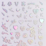 Nail Art Sticker Kendinden Yapışkanlı, Tırnak Süsleme, Tırnak Dövmesi Stikır 1097