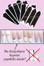 Nail Art Sticker Kendinden Yapışkanlı, Tırnak Süsleme, Tırnak Dövmesi Stikır 11 - Görsel 4
