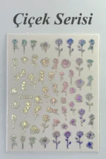 Nail Art Sticker Kendinden Yapışkanlı, Tırnak Süsleme, Tırnak Dövmesi Stikır 1146