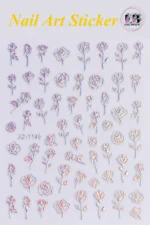 Nail Art Sticker Kendinden Yapışkanlı, Tırnak Süsleme, Tırnak Dövmesi Stikır 1146 - Görsel 2