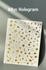 Nail Art Sticker Kendinden Yapışkanlı, Tırnak Süsleme, Tırnak Dövmesi Stikır 1167AH