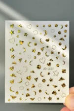 Nail Art Sticker Kendinden Yapışkanlı, Tırnak Süsleme, Tırnak Dövmesi Stikır 1167AH - Görsel 2