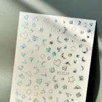 Nail Art Sticker Kendinden Yapışkanlı, Tırnak Süsleme, Tırnak Dövmesi Stikır 1167GH