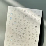 Nail Art Sticker Kendinden Yapışkanlı, Tırnak Süsleme, Tırnak Dövmesi Stikır 1168GH