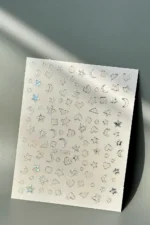 Nail Art Sticker Kendinden Yapışkanlı, Tırnak Süsleme, Tırnak Dövmesi Stikır 1168GH
