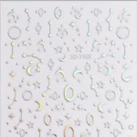 Nail Art Sticker Kendinden Yapışkanlı, Tırnak Süsleme, Tırnak Dövmesi Stikır 1169