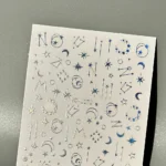 Nail Art Sticker Kendinden Yapışkanlı, Tırnak Süsleme, Tırnak Dövmesi Stikır 1170G