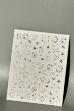 Nail Art Sticker Kendinden Yapışkanlı, Tırnak Süsleme, Tırnak Dövmesi Stikır 1170G