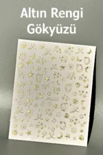 Nail Art Sticker Kendinden Yapışkanlı, Tırnak Süsleme, Tırnak Dövmesi Stikır 1171A