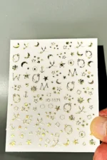 Nail Art Sticker Kendinden Yapışkanlı, Tırnak Süsleme, Tırnak Dövmesi Stikır 1171A - Görsel 3