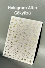 Nail Art Sticker Kendinden Yapışkanlı, Tırnak Süsleme, Tırnak Dövmesi Stikır 1171AH