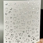 Nail Art Sticker Kendinden Yapışkanlı, Tırnak Süsleme, Tırnak Dövmesi Stikır 1171G