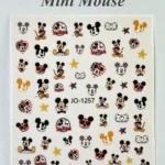 Nail Art Sticker Kendinden Yapışkanlı, Tırnak Süsleme, Tırnak Dövmesi Stikır 1257