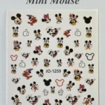 Nail Art Sticker Kendinden Yapışkanlı, Tırnak Süsleme, Tırnak Dövmesi Stikır 1259