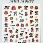 Nail Art Sticker Kendinden Yapışkanlı, Tırnak Süsleme, Tırnak Dövmesi Stikır 1260