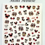 Nail Art Sticker Kendinden Yapışkanlı, Tırnak Süsleme, Tırnak Dövmesi Stikır 1261