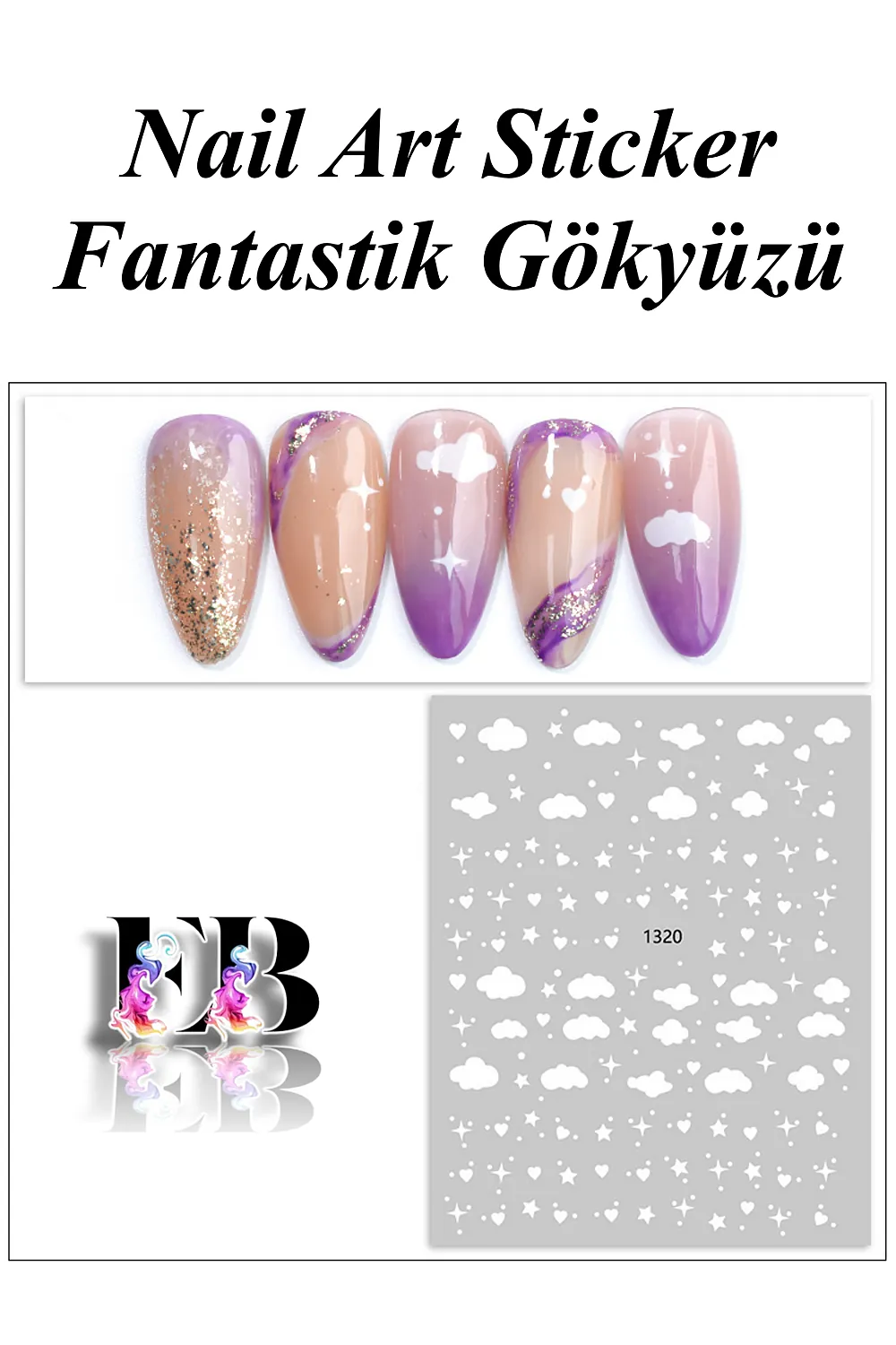 nail-art-sticker-kendinden-yapiskanli-tirnak-susleme-tirnak-dovmesi-stikir-1320-1 Nail Art Sticker Kendinden Yapışkanlı, Tırnak Süsleme, Tırnak Dövmesi Stikır 1320 - Görsel 1