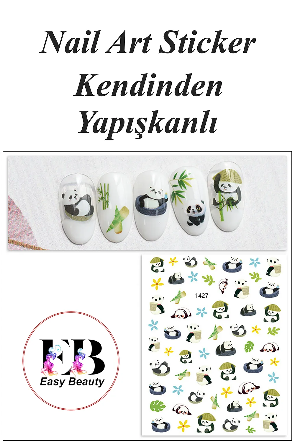 nail-art-sticker-kendinden-yapiskanli-tirnak-susleme-tirnak-dovmesi-stikir-1427-1 Nail Art Sticker Kendinden Yapışkanlı, Tırnak Süsleme, Tırnak Dövmesi Stikır 1427 - Görsel 1