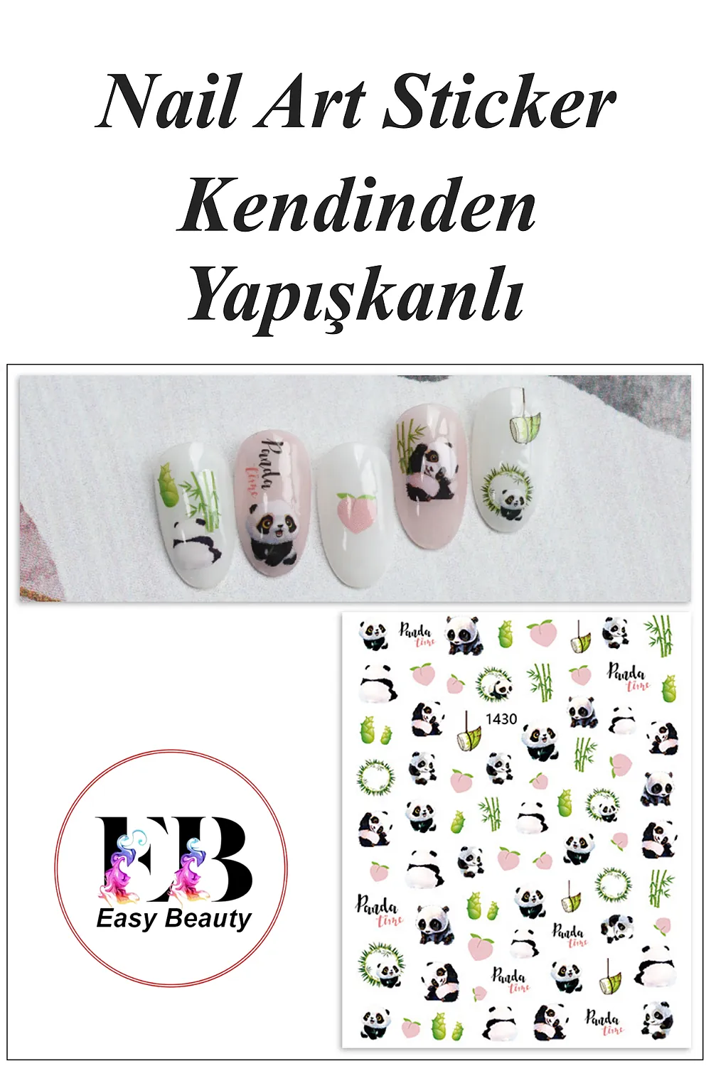 nail-art-sticker-kendinden-yapiskanli-tirnak-susleme-tirnak-dovmesi-stikir-1430-1 Nail Art Sticker Kendinden Yapışkanlı, Tırnak Süsleme, Tırnak Dövmesi Stikır 1430 - Görsel 1
