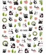 Nail Art Sticker Kendinden Yapışkanlı, Tırnak Süsleme, Tırnak Dövmesi Stikır 1430 - Görsel 2