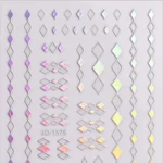 Nail Art Sticker Kendinden Yapışkanlı, Tırnak Süsleme, Tırnak Dövmesi Stikır 1575