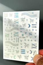 Nail Art Sticker Kendinden Yapışkanlı, Tırnak Süsleme, Tırnak Dövmesi Stikır 1584 - Görsel 2