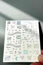 Nail Art Sticker Kendinden Yapışkanlı, Tırnak Süsleme, Tırnak Dövmesi Stikır 1584 - Görsel 4