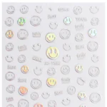 Nail Art Sticker Kendinden Yapışkanlı, Tırnak Süsleme, Tırnak Dövmesi Stikır 1586