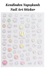 Nail Art Sticker Kendinden Yapışkanlı, Tırnak Süsleme, Tırnak Dövmesi Stikır 1586