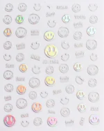 Nail Art Sticker Kendinden Yapışkanlı, Tırnak Süsleme, Tırnak Dövmesi Stikır 1586 - Görsel 2