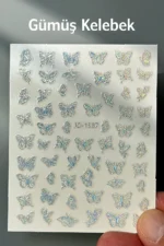 Nail Art Sticker Kendinden Yapışkanlı, Tırnak Süsleme, Tırnak Dövmesi Stikır 1587 - Görsel 4