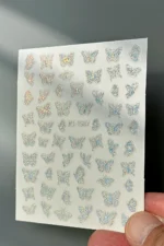 Nail Art Sticker Kendinden Yapışkanlı, Tırnak Süsleme, Tırnak Dövmesi Stikır 1587 - Görsel 5