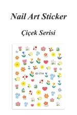 Nail Art Sticker Kendinden Yapışkanlı, Tırnak Süsleme, Tırnak Dövmesi Stikır 1714 - Görsel 2