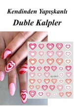 Nail Art Sticker Kendinden Yapışkanlı, Tırnak Süsleme, Tırnak Dövmesi Stikır 1917
