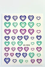 Nail Art Sticker Kendinden Yapışkanlı, Tırnak Süsleme, Tırnak Dövmesi Stikır 1918