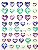 Nail Art Sticker Kendinden Yapışkanlı, Tırnak Süsleme, Tırnak Dövmesi Stikır 1918 - Görsel 2