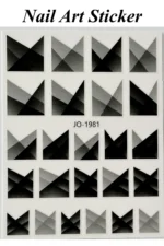 Nail Art Sticker Kendinden Yapışkanlı, Tırnak Süsleme, Tırnak Dövmesi Stikır 1981