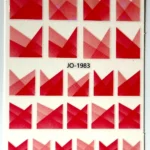 Nail Art Sticker Kendinden Yapışkanlı, Tırnak Süsleme, Tırnak Dövmesi Stikır 1983