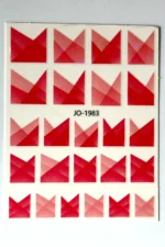 Nail Art Sticker Kendinden Yapışkanlı, Tırnak Süsleme, Tırnak Dövmesi Stikır 1983