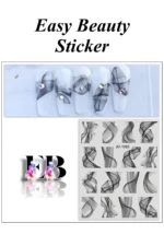 Nail Art Sticker Kendinden Yapışkanlı, Tırnak Süsleme, Tırnak Dövmesi Stikır 1985 - Görsel 4