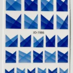 Nail Art Sticker Kendinden Yapışkanlı, Tırnak Süsleme, Tırnak Dövmesi Stikır 1986