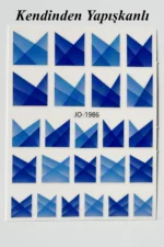 Nail Art Sticker Kendinden Yapışkanlı, Tırnak Süsleme, Tırnak Dövmesi Stikır 1986