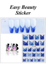 Nail Art Sticker Kendinden Yapışkanlı, Tırnak Süsleme, Tırnak Dövmesi Stikır 1986 - Görsel 3