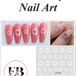 Nail Art Sticker Kendinden Yapışkanlı, Tırnak Süsleme, Tırnak Dövmesi Stikır 2083