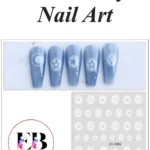 Nail Art Sticker Kendinden Yapışkanlı, Tırnak Süsleme, Tırnak Dövmesi Stikır 2086