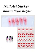 Nail Art Sticker Kendinden Yapışkanlı, Tırnak Süsleme, Tırnak Dövmesi Stikır 2150 - Görsel 2