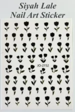 Nail Art Sticker Kendinden Yapışkanlı, Tırnak Süsleme, Tırnak Dövmesi Stikır 2152